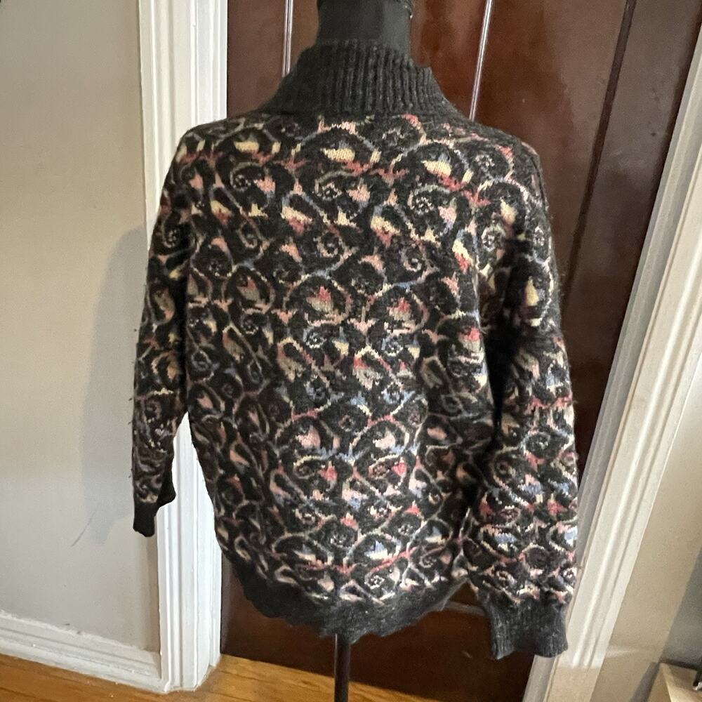 Vintage 1980s Lucy Wilmot England 100% Wool Pullover Sweater Womens Small - Picture 6 of 11
